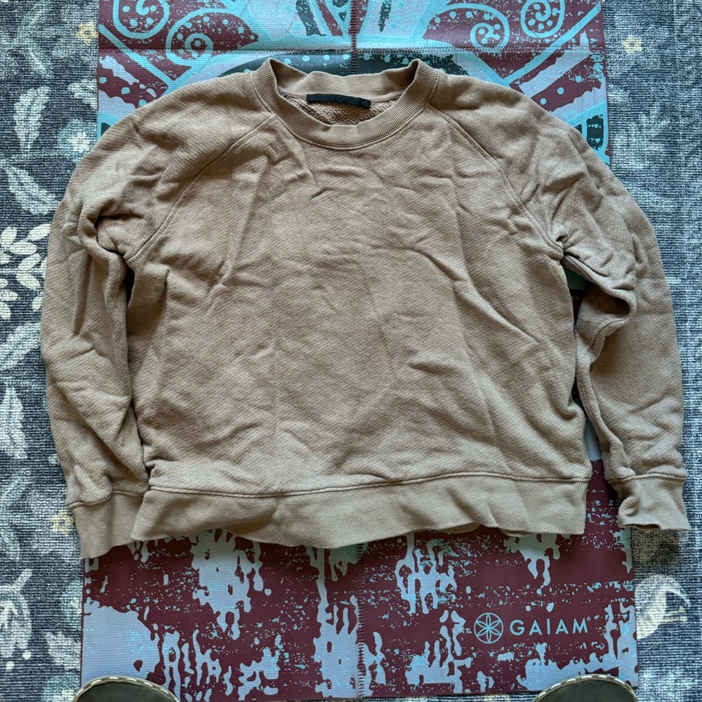 Jenni Kayne Saturday Sweatshirt, Taupe - Medium